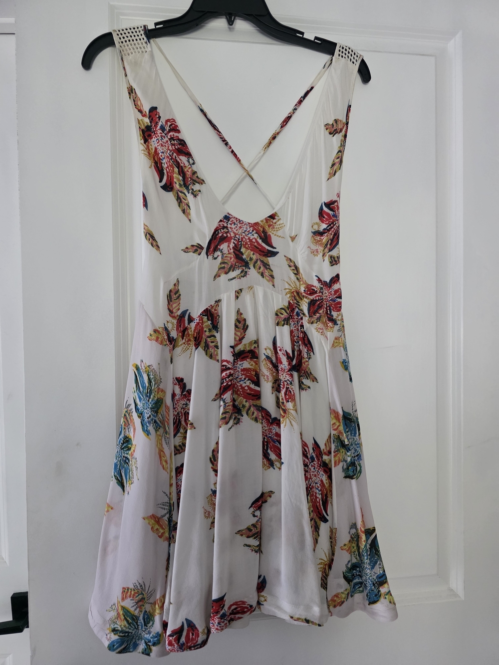 Free People Thought I Was Dreamin floral print mini dress